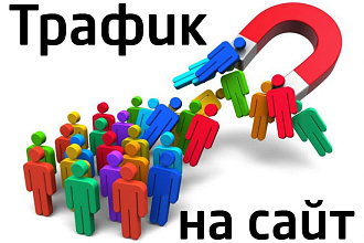 Трафик на сайт. Реальные просмотры из поисковых систем