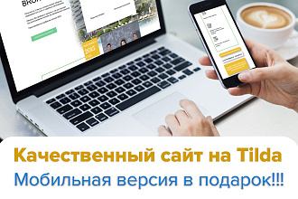 Сделаю качественный лендинг на Tilda
