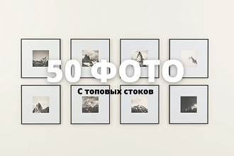 Подберу 50 тематических фото с топовых стоков