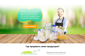 Первосортный дизайн вашего лендинга