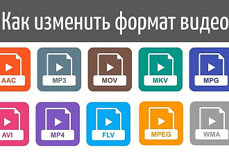 Конвертирование форматов видео, аудио и других видов файлов