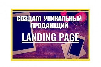 Создам сайт landing page на WordPress или Tilda