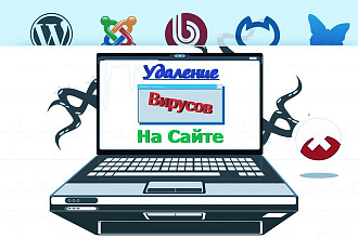 Удаление вирусов на сайте