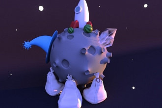 Создам иллюстрацию в программе 3ds max