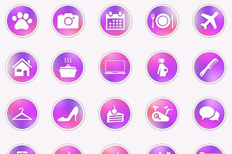 Сделаю 5 иконок для вечных Instagram stories