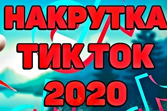 Накрутка подписчиков в Tik Tok Живые люди,500 подписчиков