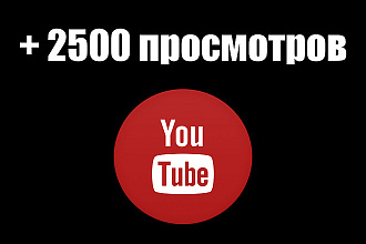 Поставлю 2500 просмотров за 500 рублей
