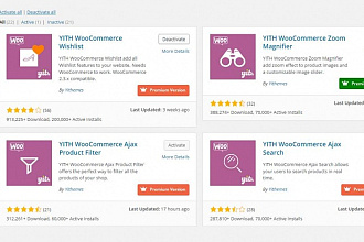 92 премиум-плагина для WooCommerce от компании YITH