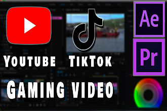 Монтаж ВИДЕО Tik Tok, Влоги, Игровые, Динамичные видео
