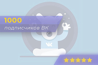 Сделаю 1000 подписчиков в группу или паблик