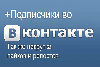 Раскрутка по друзей,подписчиков а также лайки и репосты