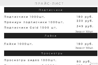 Продвижение от 18 рублей