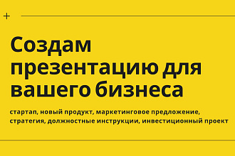 Оформлю презентацию для бизнеса