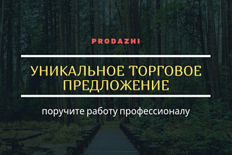 Анализ коммерческого предложения, УТП. Разработка нового КП, УТП