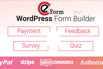 EForm 4 11 nulled WordPress создание любых форм, квизов
