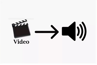 Выделю аудио из видео