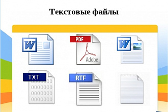 Конвертирую Ваши текстовые файлы