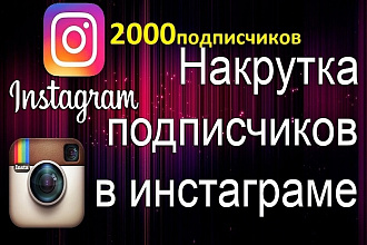 2000 подписчиков медленные натуральные