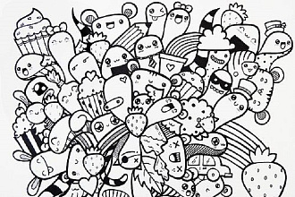 Нарисую илююстрацию или персонажа в стиле doodle