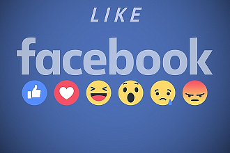 Facebook - Лайки на фото, посты. Русские 300