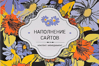 Размещу контент на сайт с оформлением
