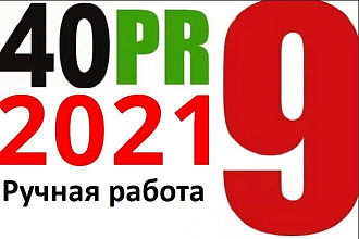 Вывод в ТОП Google. 40 вечных ссылок с PR7-9 ручное размещение
