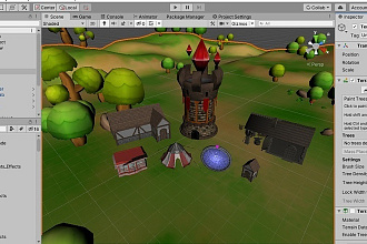 Разработаю сцену с основными механиками для игры на Unity