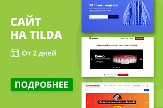 Сайт на Tilda. Создание Landing Page, одностраничных сайтов