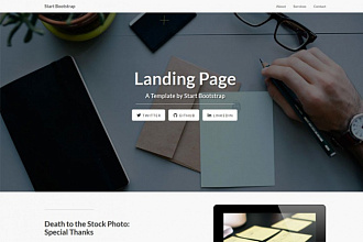 Создам landing page