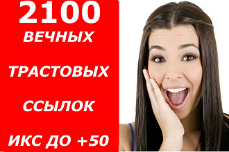 Сделаю 2100 вечных трастовых ссылок. Предоставляю отчет + бонус
