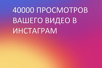 40000 просмотров ВИДЕО