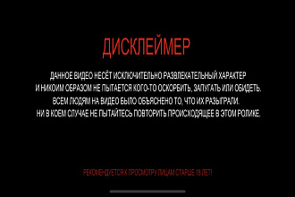 Делаю дисклеймеры для видео