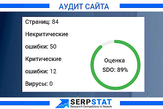 Аудит сайта от serpstat