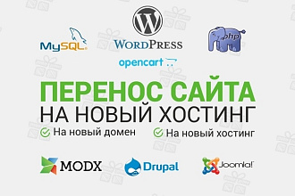 Перенос сайта на другой хостинг