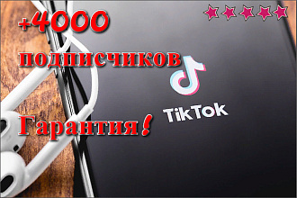 4000 подписчиков в тик ток без списаний