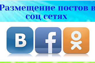 Ручное размещение сообщений в основных социальных сетях