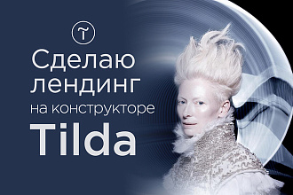 Создам лендинг на конструкторе Tilda