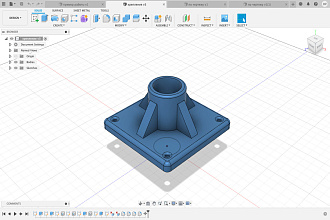 Сделаю 3D модель по чертежу, эскизу