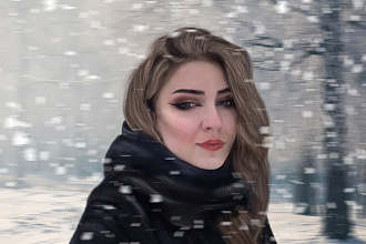 Нарисую точный графический портрет по фотографии