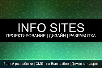 Разработка инфо сайтов