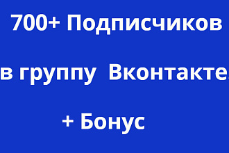 Предоставлю 700+ подписчиков в контакт