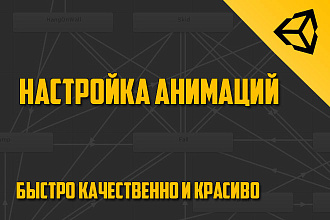 Unity настройка анимаций