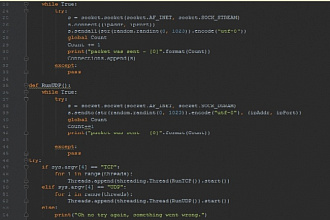 Напишу небольшой скрипт на python