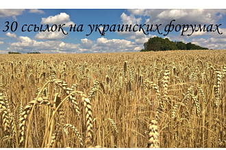 Размещу ссылки на ваш продукт на 20 украинских форумах
