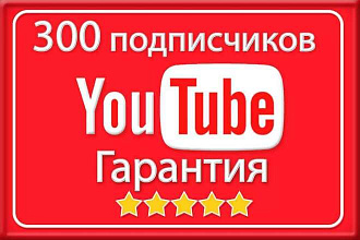 Я ставлю-300 подписчики на YouTube качественный и быстрый