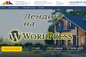 Разработаю Лендинг с админ панелью, не конструктор на WordPress