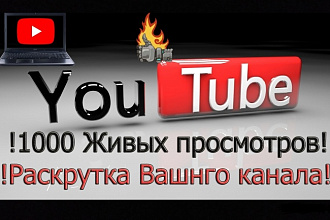 1000 Живых просмотров