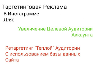 Таргетированная реклама В Инстаграме