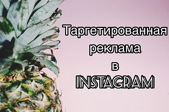 Настрою таргетированную рекламу в instagram