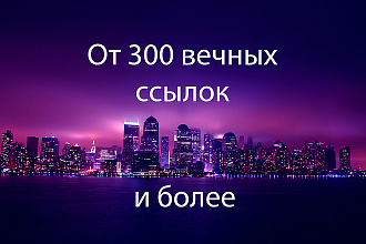 Проведу грамотное размещение 300 вечных ссылок